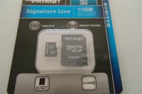 Cartão memoria 16Gigas Patriot Micro com leitor